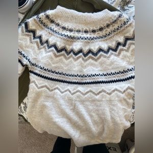 LOFT fair isle sweater